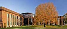 Document Williamson County Public Library image of exterior in the fall